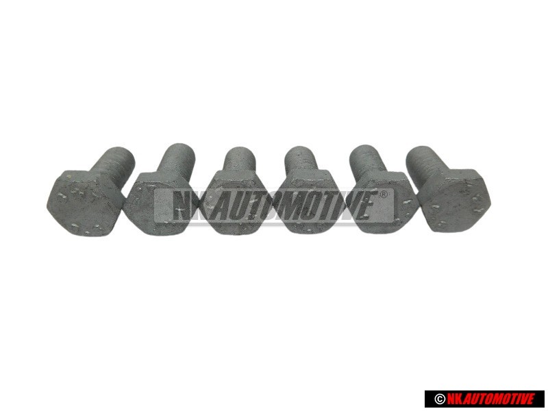 6x Γνήσιο VW Βίδα Με Εξαγωνική Κεφαλή - N 01021527