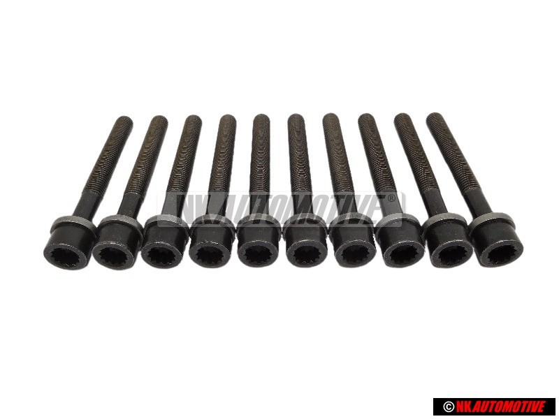 10x Γνήσιο VW Κυλινδρική Βίδα Με Εσωτερική Πολύσφηνη Κεφαλή - 049103384B