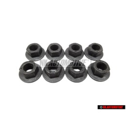 8x Γνήσιο VW Εξάγωνο Παξιμάδι Με Πατούρα - N 90175205