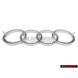Γνήσιο Audi Δαχτυλίδια Εμπρόσθιο Σήμα Έμβλημα Μάσκας Χρωμέ - 811853601