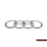 Γνήσιο Audi Δαχτυλίδια Εμπρόσθιο Σήμα Έμβλημα Μάσκας Χρωμέ - 811853605A