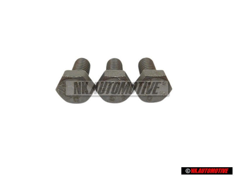 3x Γνήσιο VW Βίδα Με Εξαγωνική Κεφαλή - N 01021226