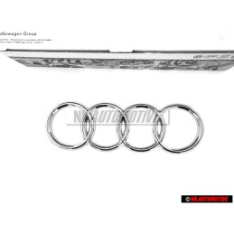 Γνήσιο Audi Δαχτυλίδια Οπίσθιο Σήμα Έμβλημα Χρωμέ - 8Z0853742 2ZZ