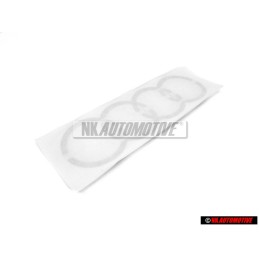 Γνήσιο Audi Δαχτυλίδια Οπίσθιο Σήμα Έμβλημα Χρωμέ - 8Z0853742 2ZZ