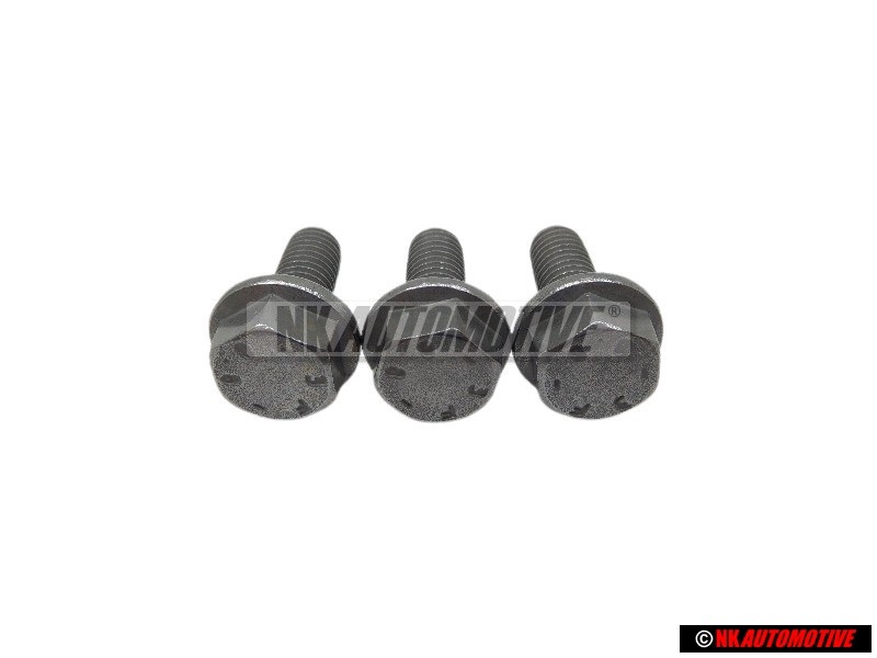 3x Γνήσιο VW Εξάγωνη Βίδα Με Κολάρο - N 10155906