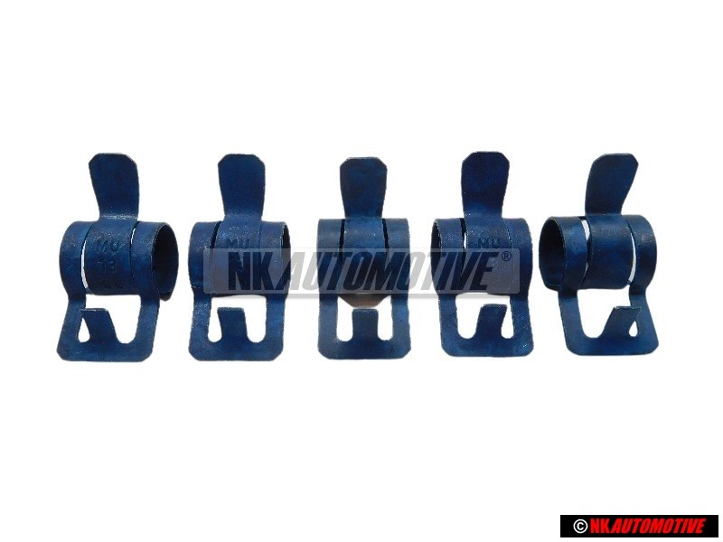 5x Γνήσιο VW Ελατηριωτός Σφιγκτήρας Ταινίας - N 10098701