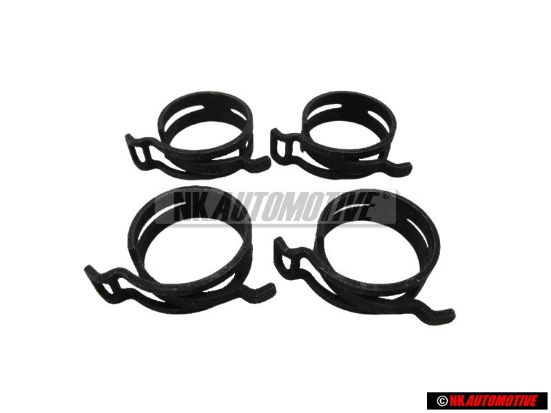 4x Γνήσιο VW Ελατηριωτός Σφιγκτήρας Ταινίας - N 0164041