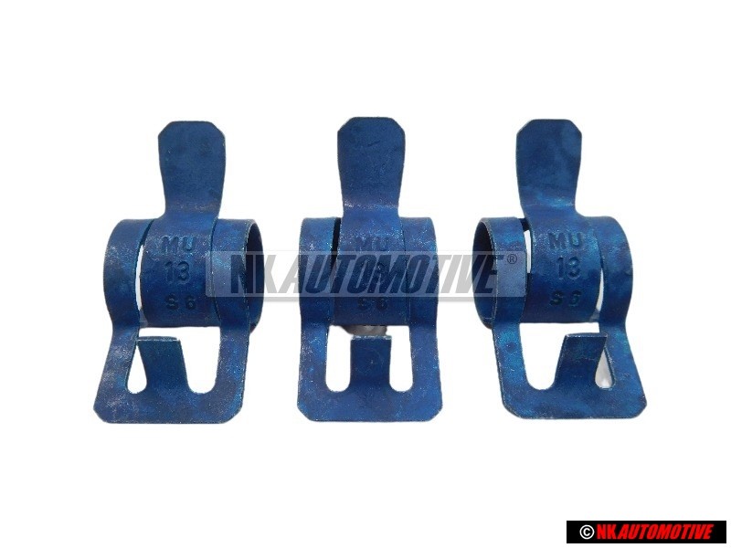 3x Γνήσιο VW Ελατηριωτός Σφιγκτήρας Ταινίας - N 10098701