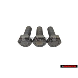 3x Γνήσιο VW Βίδα Με Εξαγωνική Κεφαλή - N 01024118