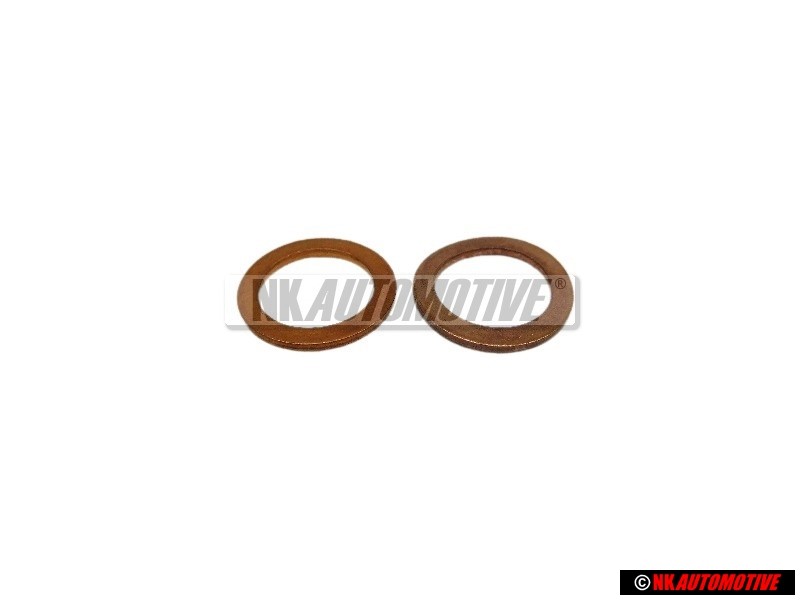 2x Γνήσιο VW Στεγανοποιητικός Δακτύλιος - N 0138302