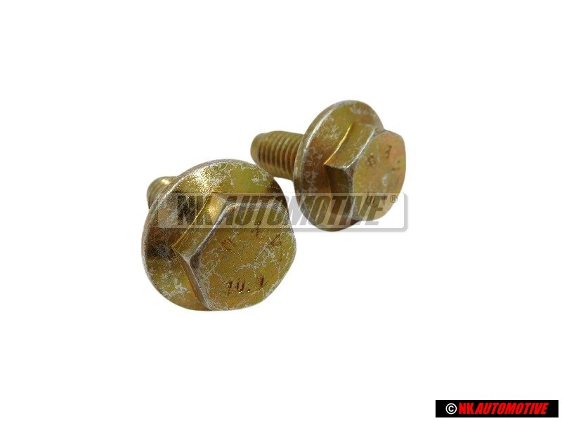 2x Γνήσιο VW Εξάγωνη Βίδα Με Κολάρο - N 10141701
