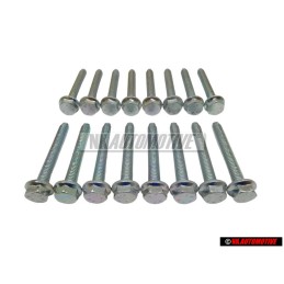 16x Γνήσιο VW Εξάγωνη Βίδα Με Κολάρο - N 10138905