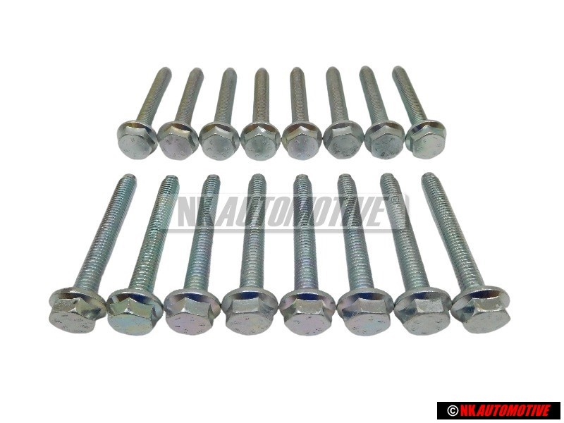 16x Γνήσιο VW Εξάγωνη Βίδα Με Κολάρο - N 10138905