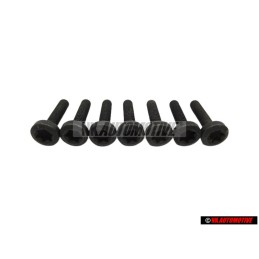 7x Γνήσιο VW Κυλινδρική Βίδα Με Εσωτερική Πολύσφηνη Κεφαλή - N 90582904