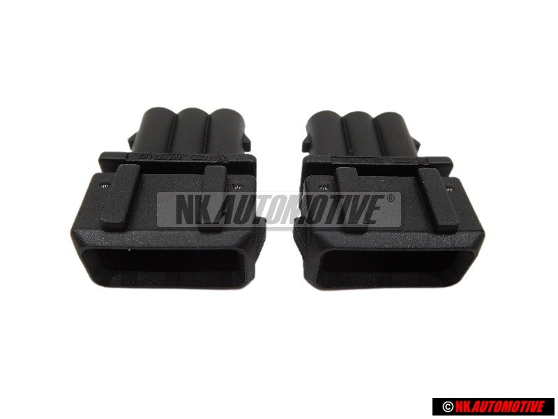 2x Γνήσιο VW Περίβλημα Επίπεδου Ακροδέκτη - 357972763