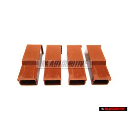 4x Γνήσιο VW Περίβλημα Επίπεδου Ακροδέκτη - 431971995