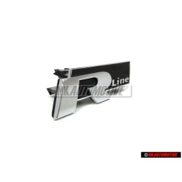 Γνήσιο VW RLINE Εμπρόσθιο Σήμα Έμβλημα Μάσκας Χρωμέ - 3AA853948 FXC