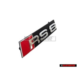 Γνήσιο Audi RS6 Εμπρόσθιο Σήμα Έμβλημα Μάσκας - 4F0853736H 2ZZ