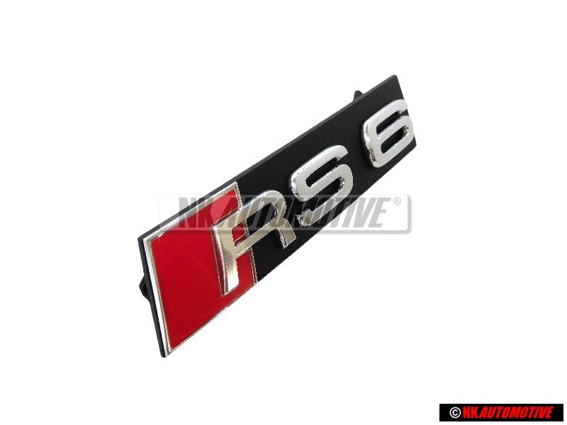 Γνήσιο Audi RS6 Εμπρόσθιο Σήμα Έμβλημα Μάσκας - 4F0853736H 2ZZ