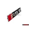 Γνήσιο Audi RS6 Εμπρόσθιο Σήμα Έμβλημα Μάσκας - 4F0853736H 2ZZ