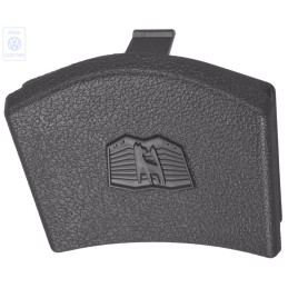Γνήσιο VW Κάλυμμα Τιμονιού Σατινέ Μαύρο - 861419669 01C