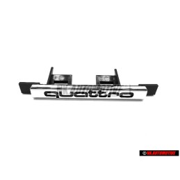 Γνήσιο Audi QUATTRO Εμπρόσθιο Σήμα Έμβλημα Μάσκας Χρωμέ - 4B0853736A 2ZZ