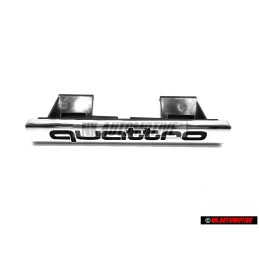 Γνήσιο Audi QUATTRO Εμπρόσθιο Σήμα Έμβλημα Μάσκας Χρωμέ - 4B3853736A 2ZZ