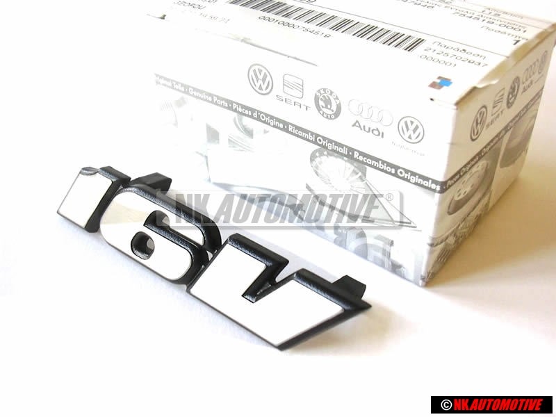 Γνήσιο VW 16V Εμπρόσθιο Σήμα Έμβλημα Μάσκας Ασημί - 535853679C GX2