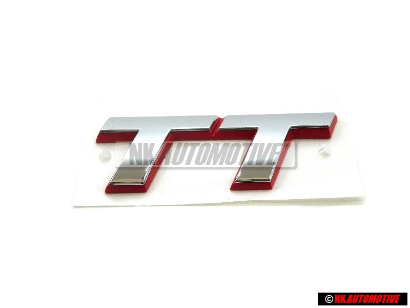 Γνήσιο Audi TT Οπίσθιο Σήμα Έμβλημα Χρωμέ Κόκκινο - 8N0853743C 2ZZ