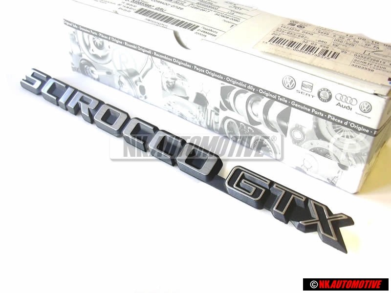 Γνήσιο VW SCIROCCO GTX Οπίσθιο Σήμα Έμβλημα Μάσκας - 533853687S GX2