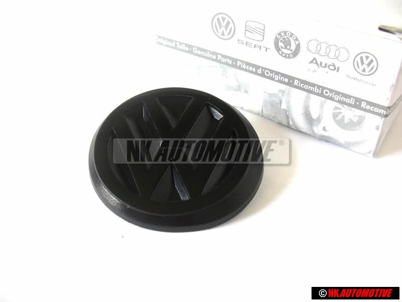 Γνήσιο VW Οπίσθιο Σήμα Έμβλημα Μάυρο - 191853601B MY8