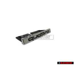 Γνήσιο Audi QUATTRO Εμπρόσθιο Σήμα Έμβλημα Μάσκας Χρωμέ - 8E0853736B 2ZZ