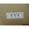 Γνήσιο Audi Δαχτυλίδια Οπίσθιο Σήμα Έμβλημα Χρωμέ - 8E9853742 2ZZ