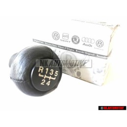 Γνήσιο VW Λαβή Αλλαγής Ταχυτήτων Σατινέ Μαύρο - 191711141B 01C