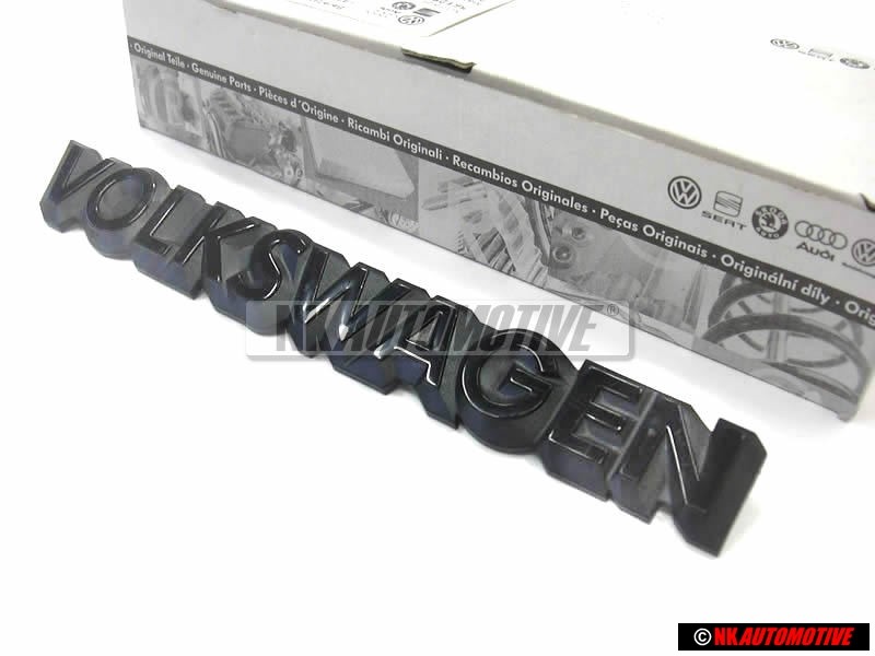 Γνήσιο VW VOLKSWAGEN Οπίσθιο Σήμα Έμβλημα Μάυρο - 321853685C 01C