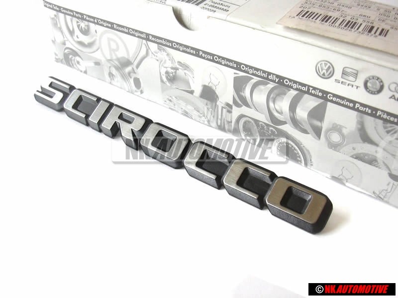 Γνήσιο VW SCIROCCO Οπίσθιο Σήμα Έμβλημα Μάσκας - 533853687Q
