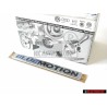 Γνήσιο VW BLUE MOTION Οπίσθιο Σήμα Έμβλημα Χρωμέ - 3C0853675AJWWS