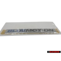 Γνήσιο VW BLUE MOTION Οπίσθιο Σήμα Έμβλημα Χρωμέ - 3C0853675AJWWS