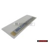 Γνήσιο VW BLUE MOTION Οπίσθιο Σήμα Έμβλημα Χρωμέ - 3C0853675AJWWS