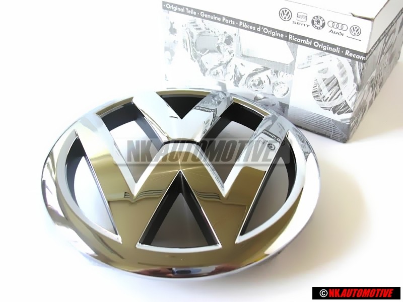 Γνήσιο VW Εμπρόσθιο Σήμα Έμβλημα Μάσκας Χρωμέ - 5K0853601F ULM