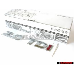Γνήσιο VW 2.0 TDI Οπίσθιο Σήμα Έμβλημα Χρωμέ Κόκκινο - 5K0853675R GQF