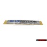 Γνήσιο VW BLUE MOTION Οπίσθιο Σήμα Έμβλημα Χρωμέ Μπλέ - 5K0853675BCWWS