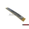 Γνήσιο VW BLUE MOTION Οπίσθιο Σήμα Έμβλημα Χρωμέ Μπλέ - 5K0853675BCWWS