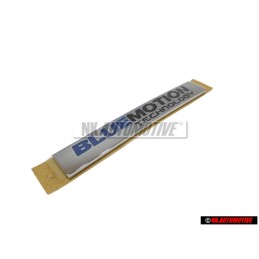 Γνήσιο VW BLUE MOTION Οπίσθιο Σήμα Έμβλημα Χρωμέ Μπλέ - 5K0853675BCWWS