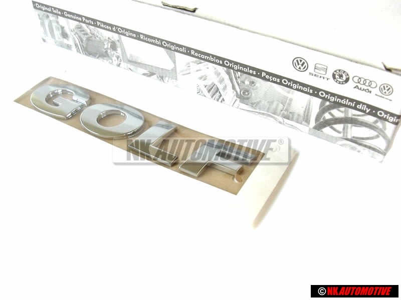 Γνήσιο VW GOLF Οπίσθιο Σήμα Έμβλημα Χρωμέ - 5K0853687A 739