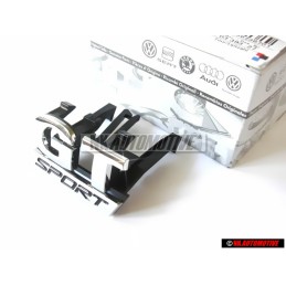 Γνήσιο VW GT SPORT Εμπρόσθιο Σήμα Έμβλημα Μάσκας Χρωμέ - 1K6853679C FXC