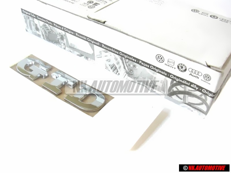 Γνήσιο VW GTD Οπίσθιο Σήμα Έμβλημα Χρωμέ - 5K0853675T 739