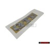Γνήσιο VW GTD Οπίσθιο Σήμα Έμβλημα Χρωμέ - 5K0853675T 739