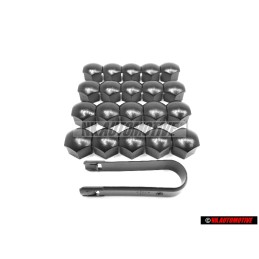 Γνήσιο VW ΣΕΤ 20x Wheel Bolt Covers Caps & Removal Tool - Golf Corrado Scirocco