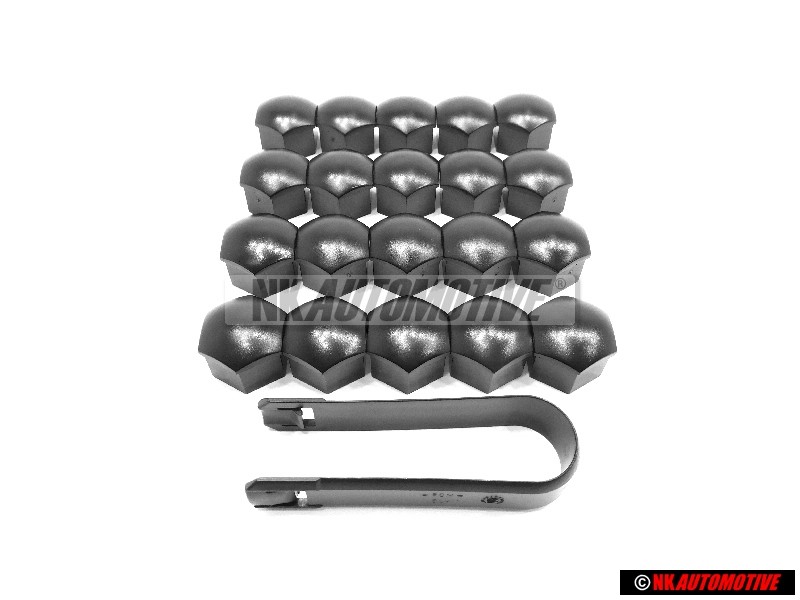 Γνήσιο VW ΣΕΤ 20x Wheel Bolt Covers Caps & Removal Tool - Golf Corrado Scirocco